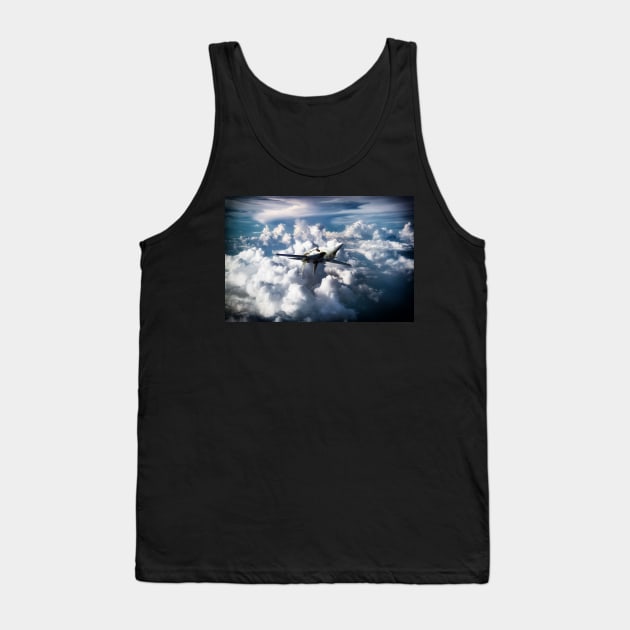 Because I Was Inverted Tank Top by aviationart